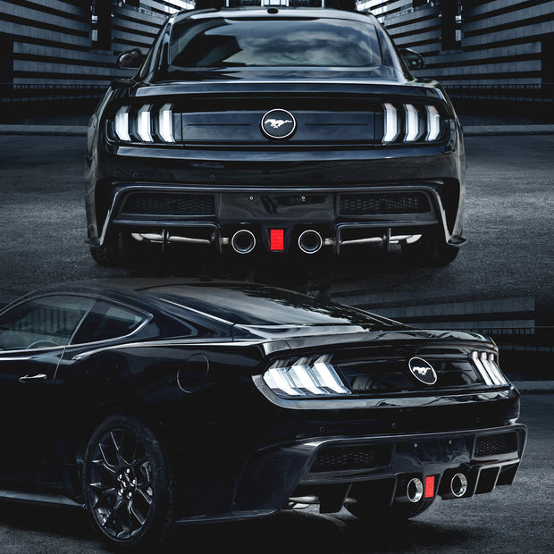CMST Rear Bumper With Diffuser for Ford Mustang S550.1 S550.2 2015 - 2022 Aftermarket Carbon Fiber Part / Bodykit - Robot Bodykits