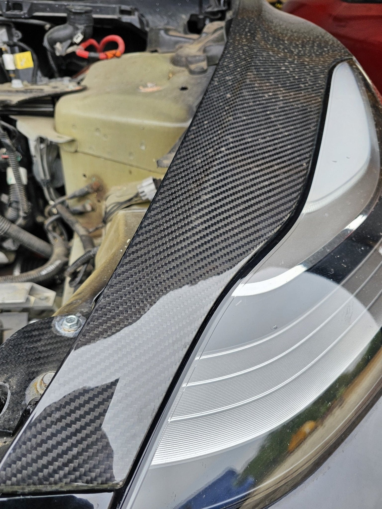 CMST Tesla Model 3 Lightweight Dry-Carbon Fiber Front Fender Replacement (1.58KG) Aftermarket Carbon Fiber Part / Bodykit - Robot Bodykits