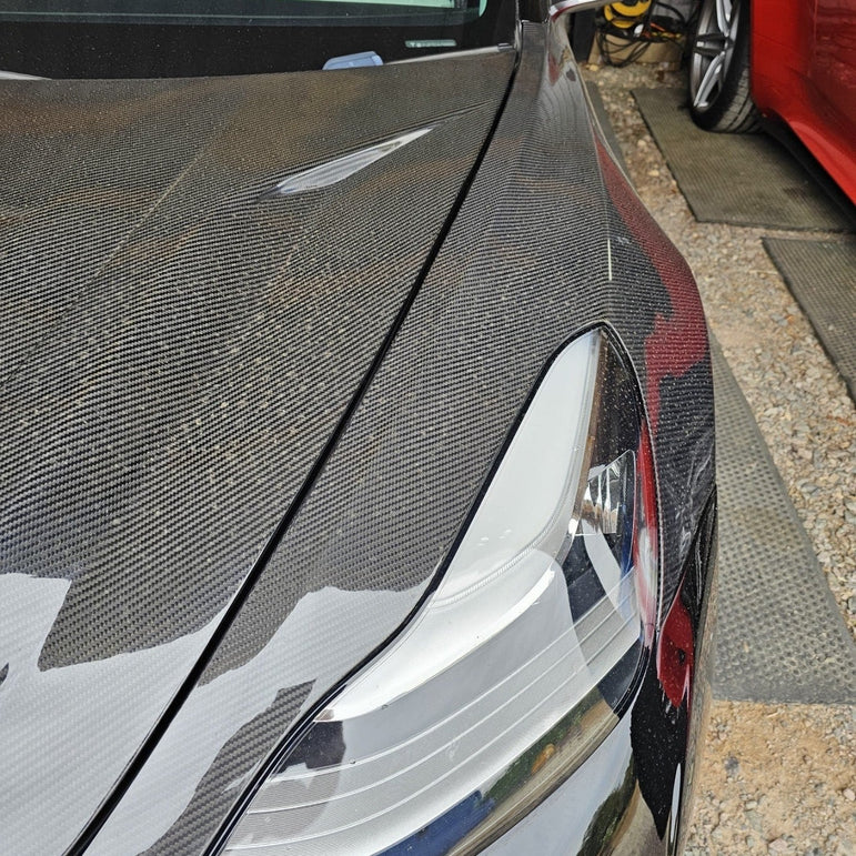 CMST Tesla Model 3 Lightweight Dry-Carbon Fiber Front Fender Replacement (1.58KG) Aftermarket Carbon Fiber Part / Bodykit - Robot Bodykits