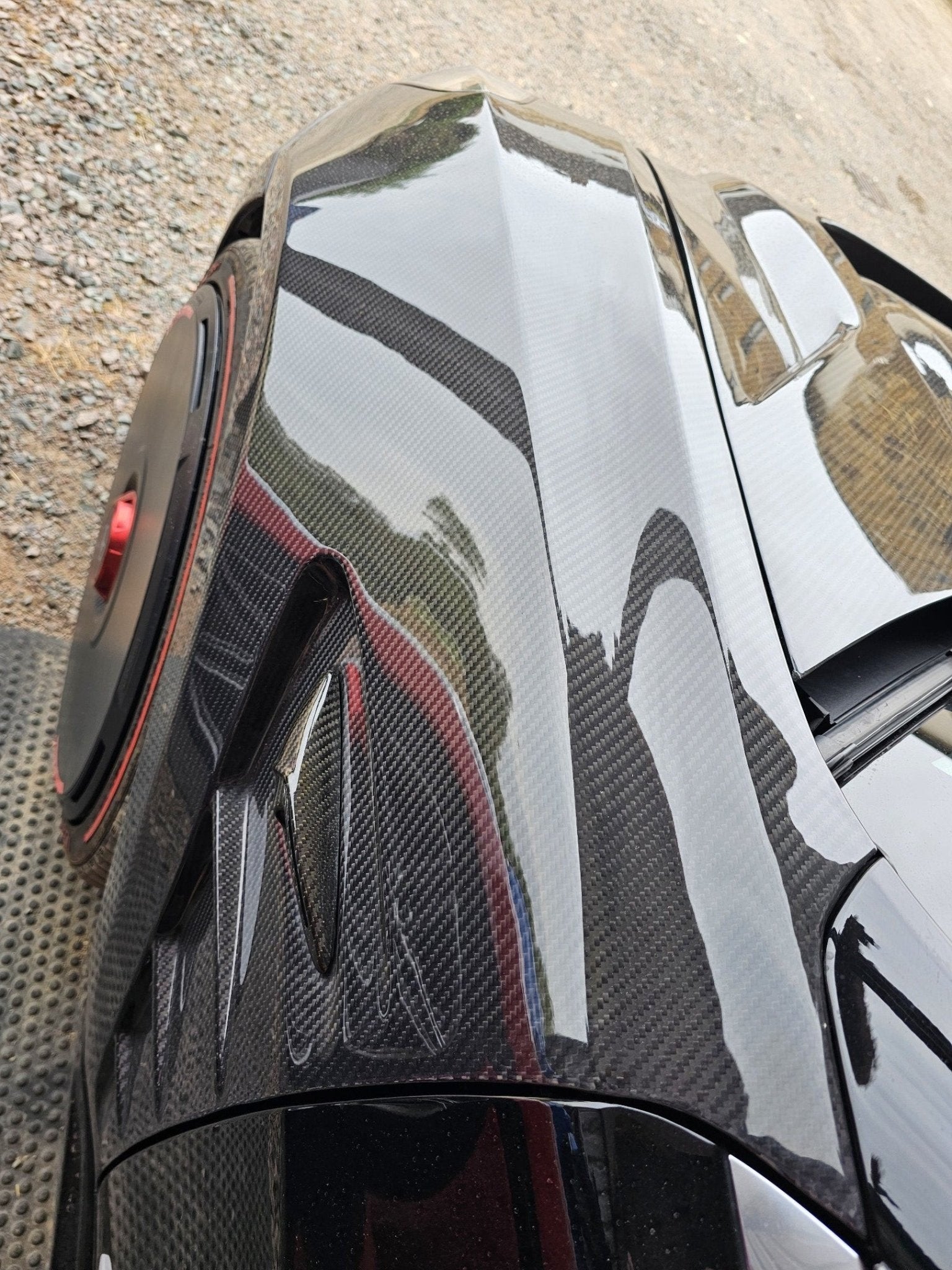 CMST Tesla Model 3 Lightweight Dry-Carbon Fiber Front Fender Replacement (1.58KG) Aftermarket Carbon Fiber Part / Bodykit - Robot Bodykits