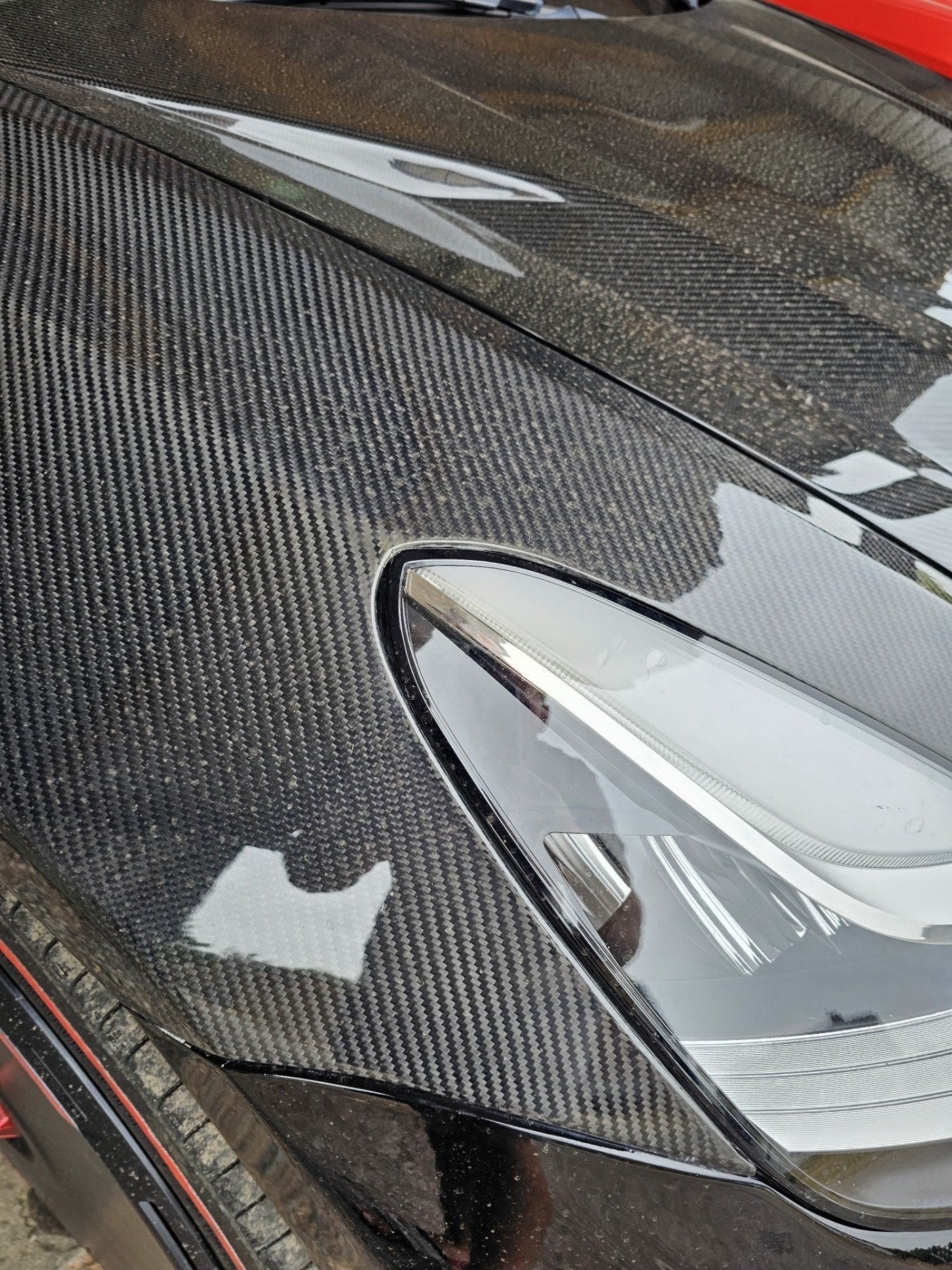CMST Tesla Model 3 Lightweight Dry-Carbon Fiber Front Fender Replacement (1.58KG) Aftermarket Carbon Fiber Part / Bodykit - Robot Bodykits