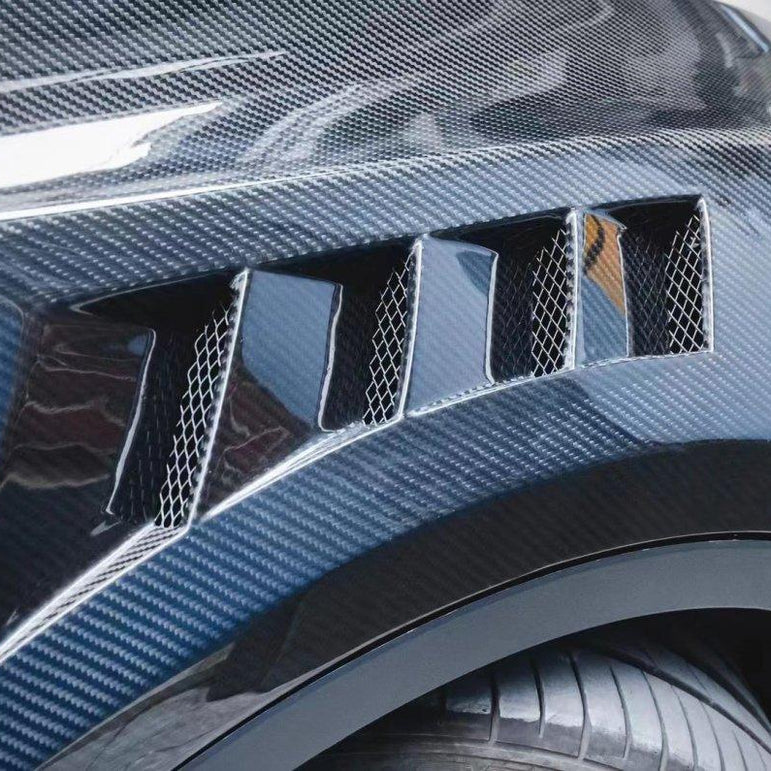 CMST Tesla Model Y Lightweight Dry-Carbon Fiber Front Fender Replacement Aftermarket Carbon Fiber Part / Bodykit - Robot Bodykits