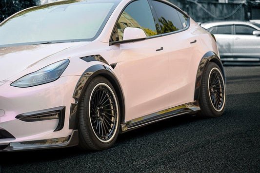 CMST Tesla Model Y Lightweight Dry-Carbon Fiber Front Fender Replacement Aftermarket Carbon Fiber Part / Bodykit - Robot Bodykits