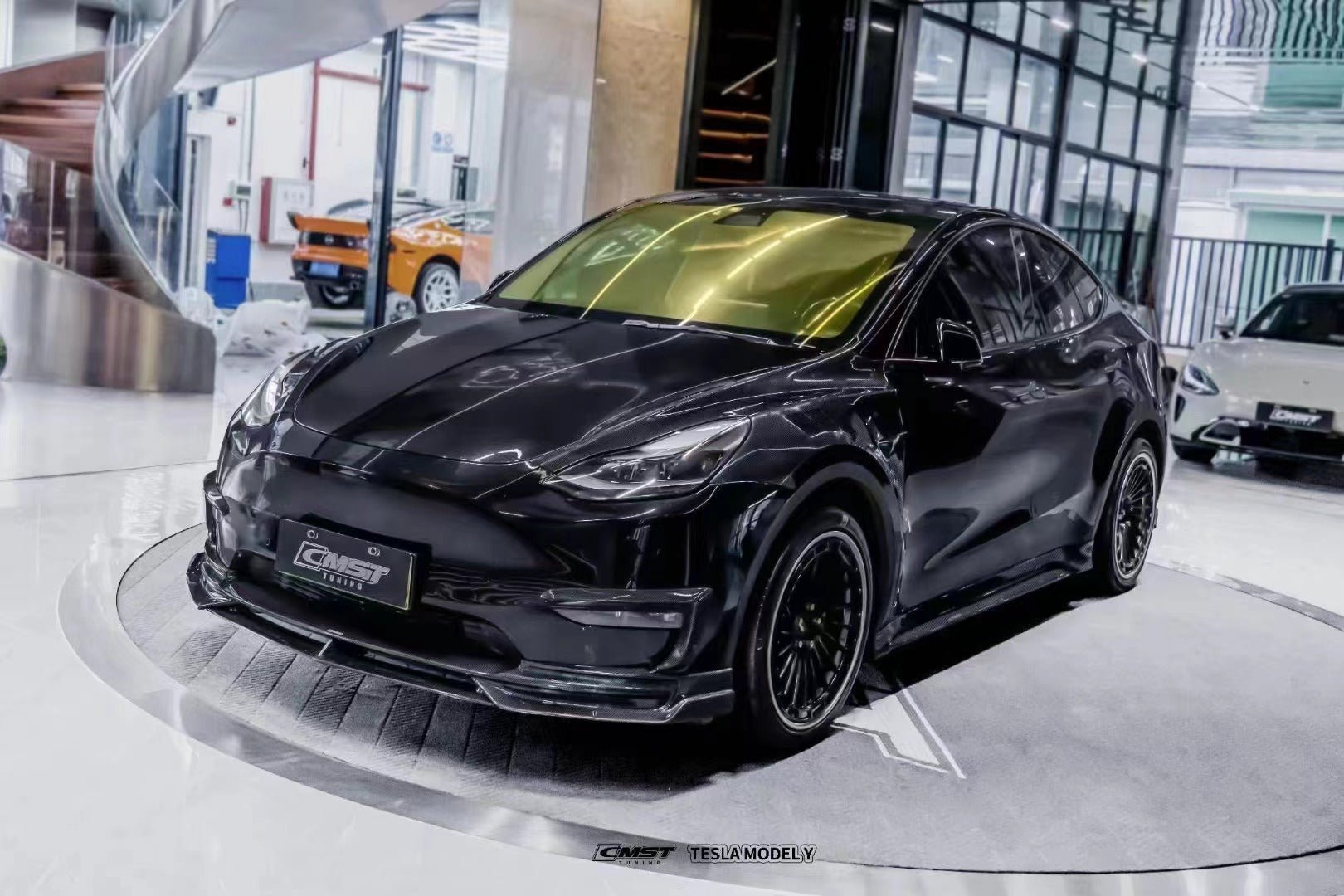 CMST Tesla Model Y Lightweight Dry-Carbon Fiber Front Fender Replacement Aftermarket Carbon Fiber Part / Bodykit - Robot Bodykits
