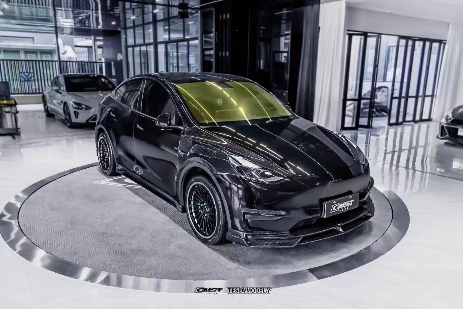 CMST Tesla Model Y Lightweight Dry-Carbon Fiber Front Fender Replacement Aftermarket Carbon Fiber Part / Bodykit - Robot Bodykits