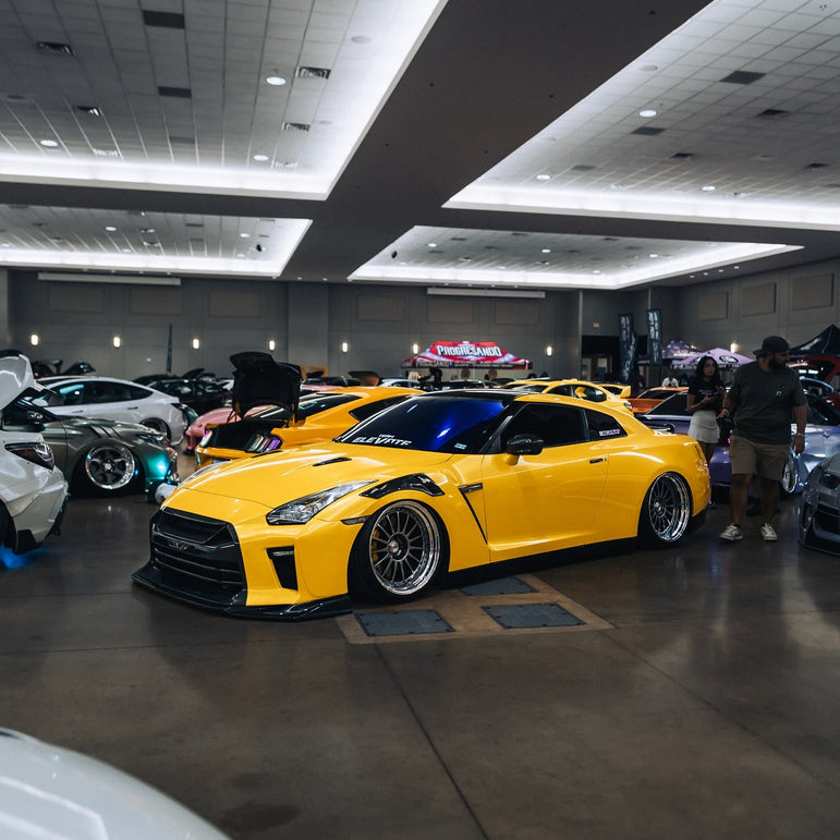 CMST TS Style Front Bumper & Front Lip for Nissan GTR GT - R R35 2008 - 2022 Carbon Fiber / FRP Aftermarket Carbon Fiber Part / Bodykit - Robot Bodykits