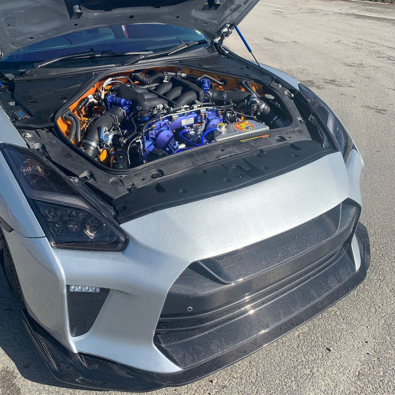 CMST TS Style Front Bumper & Front Lip for Nissan GTR GT - R R35 2008 - 2022 Carbon Fiber / FRP Aftermarket Carbon Fiber Part / Bodykit - Robot Bodykits