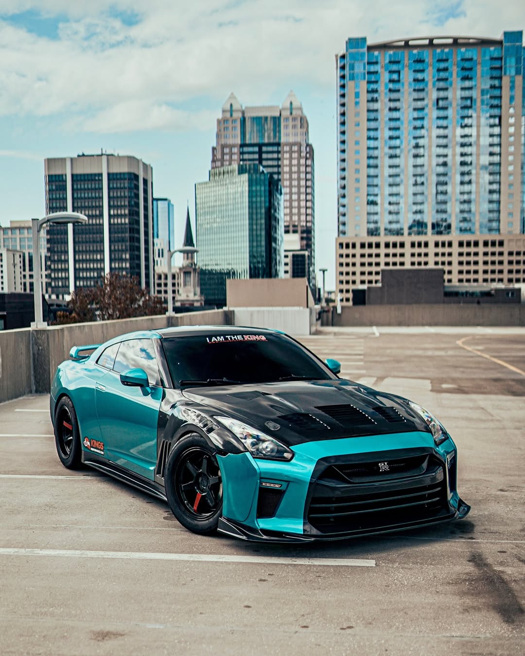 CMST TS Style Front Bumper & Front Lip for Nissan GTR GT - R R35 2008 - 2022 Carbon Fiber / FRP Aftermarket Carbon Fiber Part / Bodykit - Robot Bodykits
