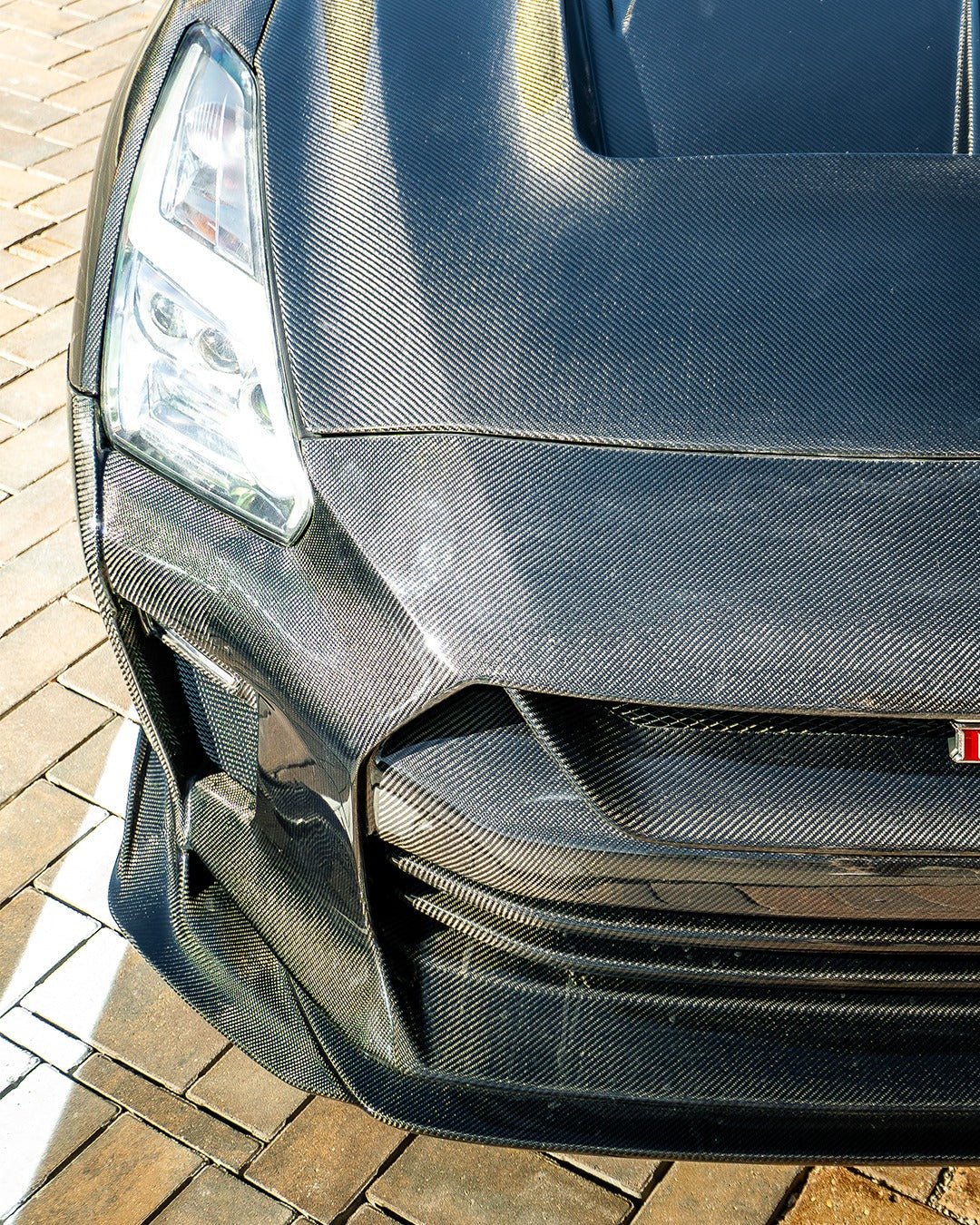CMST TS Style Front Bumper & Front Lip for Nissan GTR GT-R R35 2008-2022 Carbon Fiber / FRP Aftermarket Carbon Fiber Part / Bodykit - Robot Bodykits