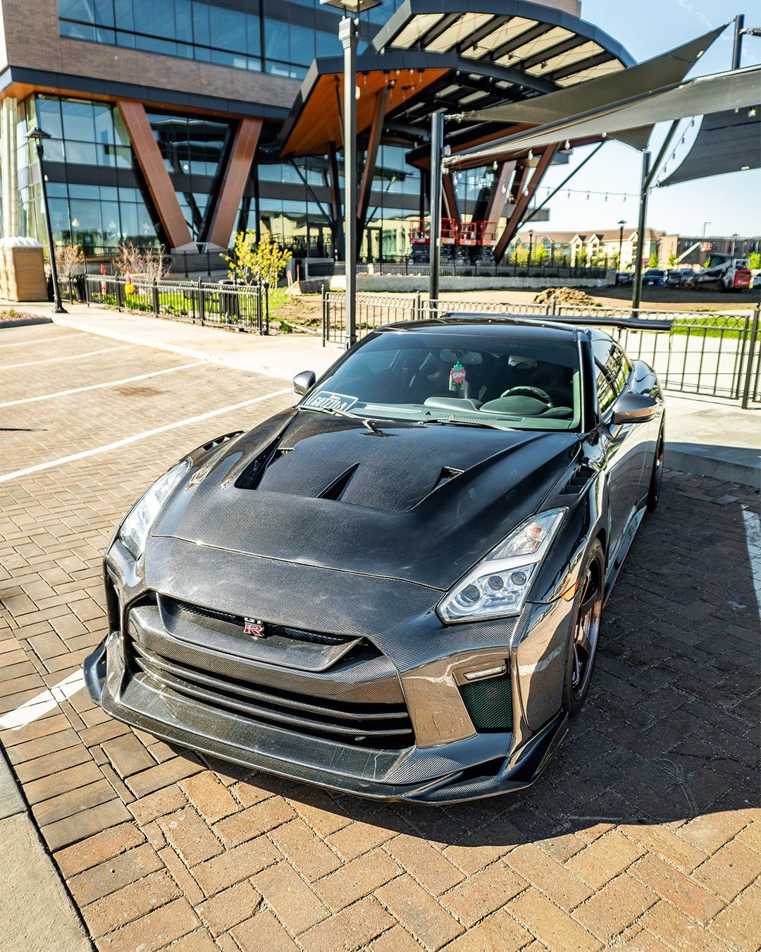 CMST TS Style Front Bumper & Front Lip for Nissan GTR GT-R R35 2008-2022 Carbon Fiber / FRP Aftermarket Carbon Fiber Part / Bodykit - Robot Bodykits