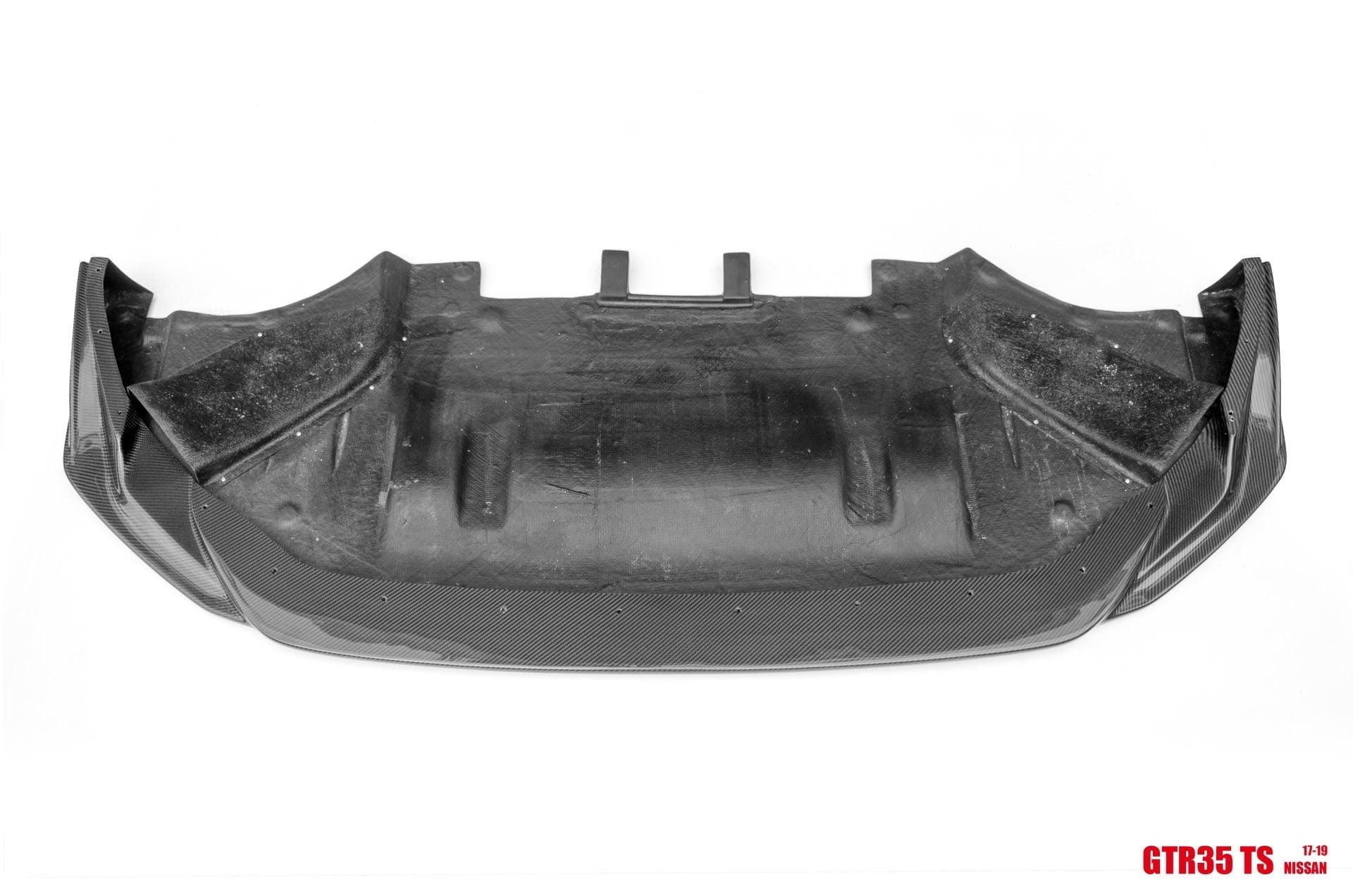 CMST TS Style Front Bumper & Front Lip for Nissan GTR GT - R R35 2008 - 2022 Carbon Fiber / FRP Aftermarket Carbon Fiber Part / Bodykit - Robot Bodykits