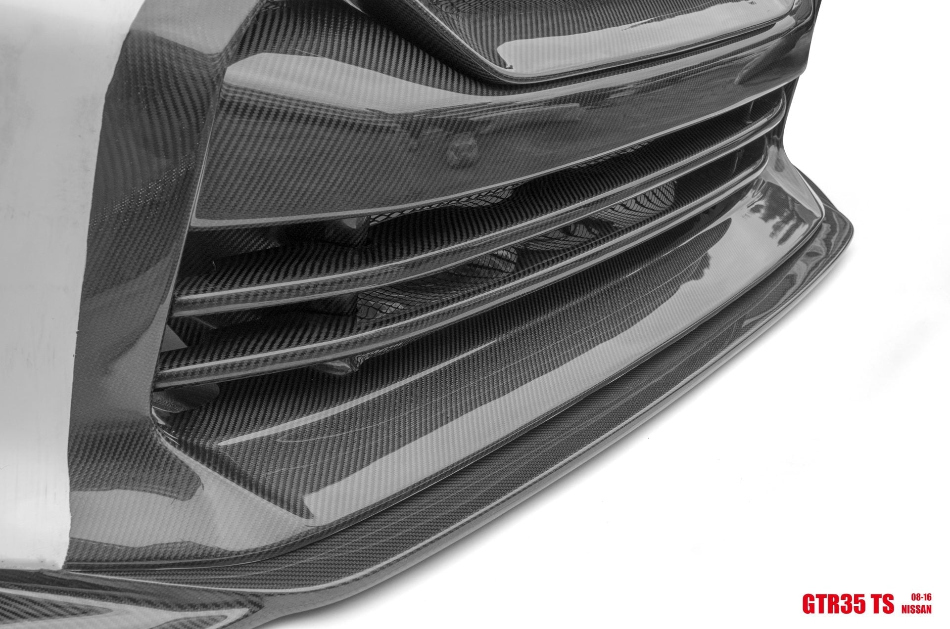 CMST TS Style Front Bumper & Front Lip for Nissan GTR GT-R R35 2008-2022 Carbon Fiber / FRP Aftermarket Carbon Fiber Part / Bodykit - Robot Bodykits