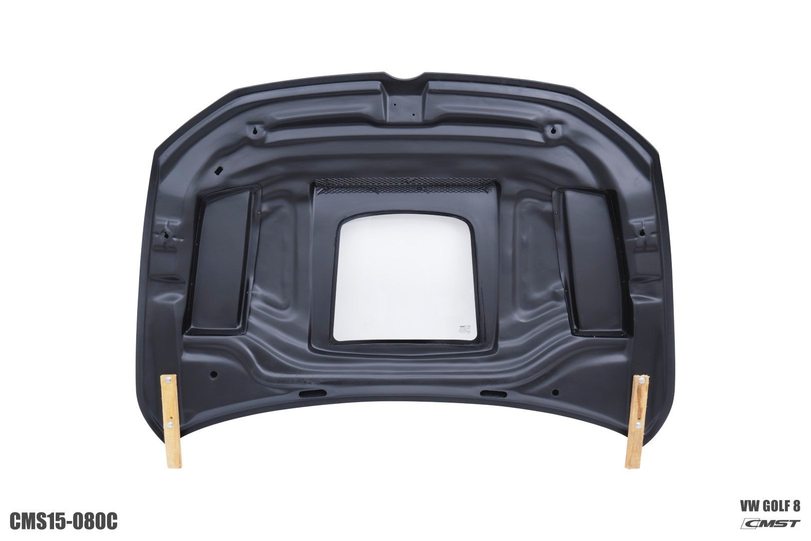 CMST Tuning Carbon Fiber Clearview Hood Bonnet Glass Transparent for Golf & GTI & Golf R MK8 Aftermarket Carbon Fiber Part / Bodykit - Robot Bodykits