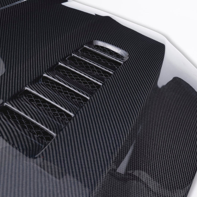 CMST Tuning Carbon Fiber Clearview Hood Bonnet Glass Transparent for Golf & GTI & Golf R MK8 Aftermarket Carbon Fiber Part / Bodykit - Robot Bodykits