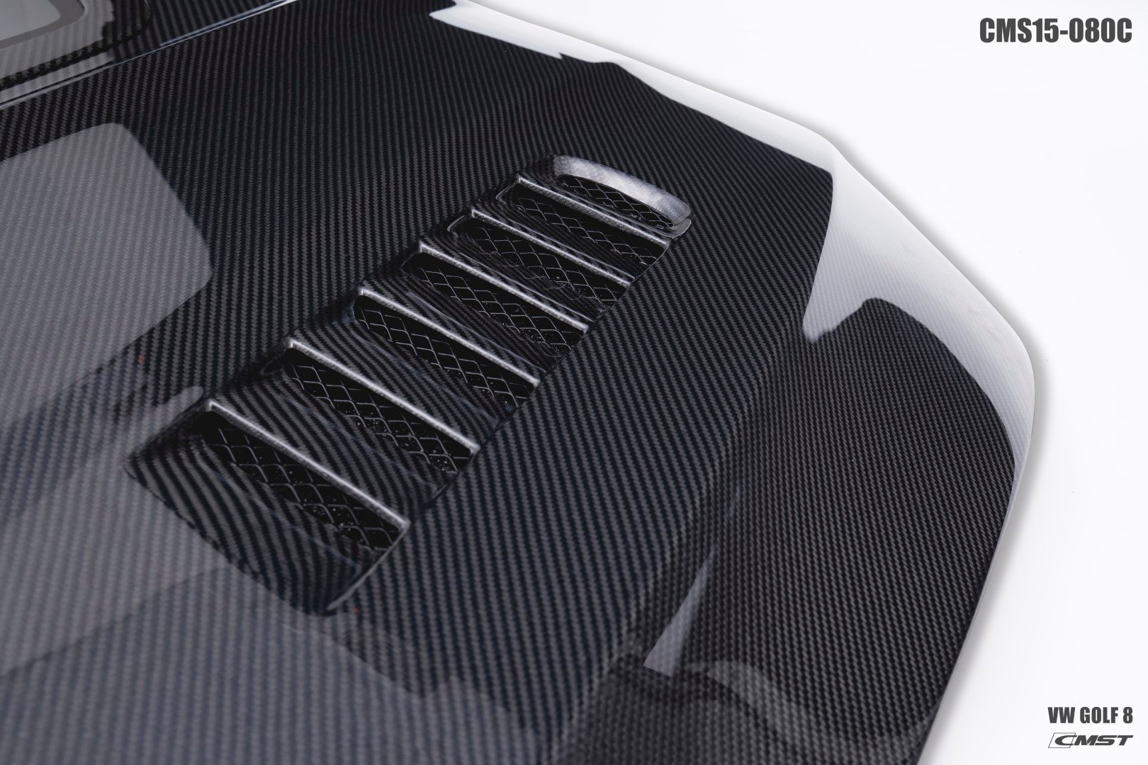 CMST Tuning Carbon Fiber Clearview Hood Bonnet Glass Transparent for Golf & GTI & Golf R MK8 Aftermarket Carbon Fiber Part / Bodykit - Robot Bodykits