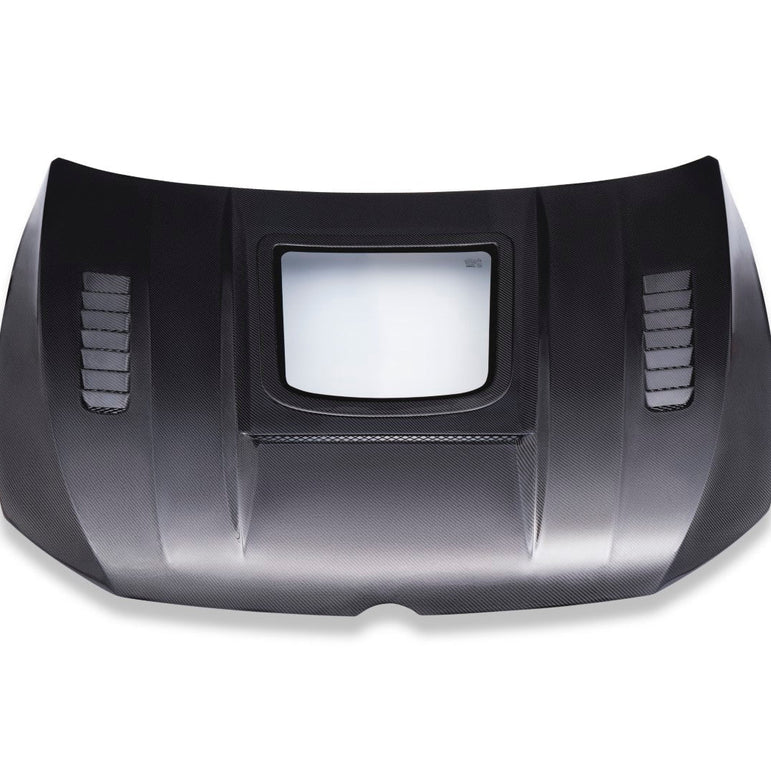CMST Tuning Carbon Fiber Clearview Hood Bonnet Glass Transparent for Golf & GTI & Golf R MK8 Aftermarket Carbon Fiber Part / Bodykit - Robot Bodykits