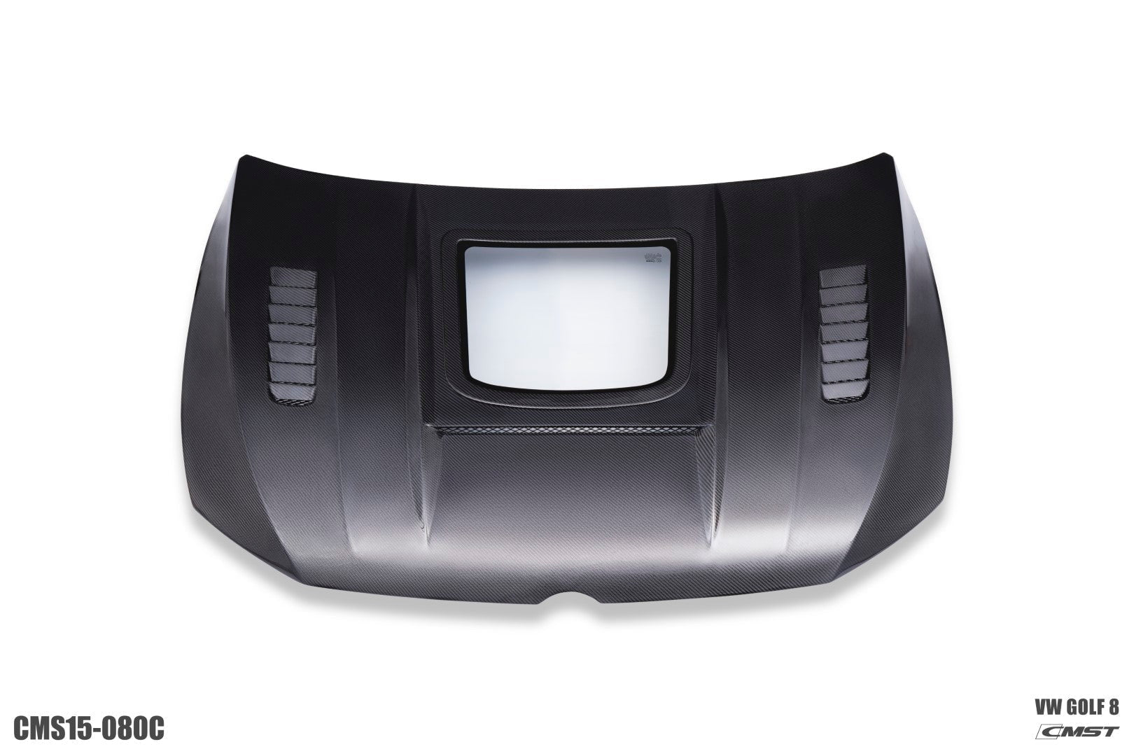 CMST Tuning Carbon Fiber Clearview Hood Bonnet Glass Transparent for Golf & GTI & Golf R MK8 Aftermarket Carbon Fiber Part / Bodykit - Robot Bodykits