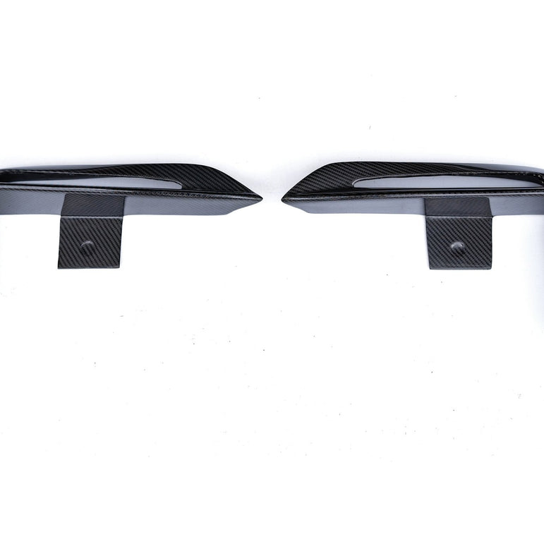CMST Tuning Carbon Fiber Front Bumper for Tesla Model 3 Ver.1 with Carbon Fiber Canards & Front Lip Aftermarket Carbon Fiber Part / Bodykit - Robot Bodykits
