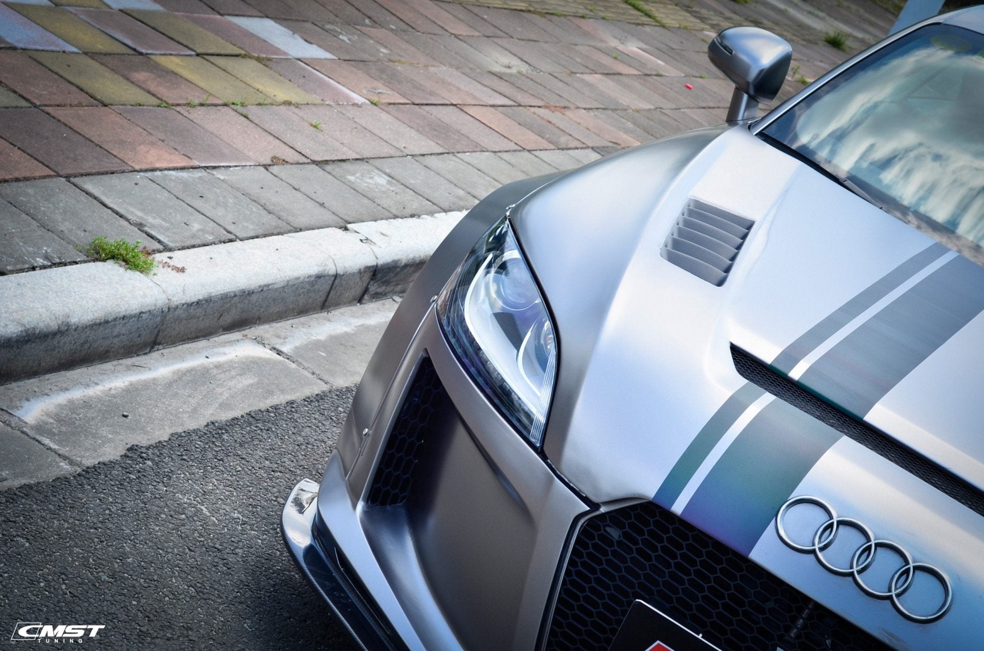 CMST Tuning Carbon Fiber Front Bumper & Front Lip For Audi TT TTS MK2 8J 2011-2015 Aftermarket Carbon Fiber Part / Bodykit - Robot Bodykits