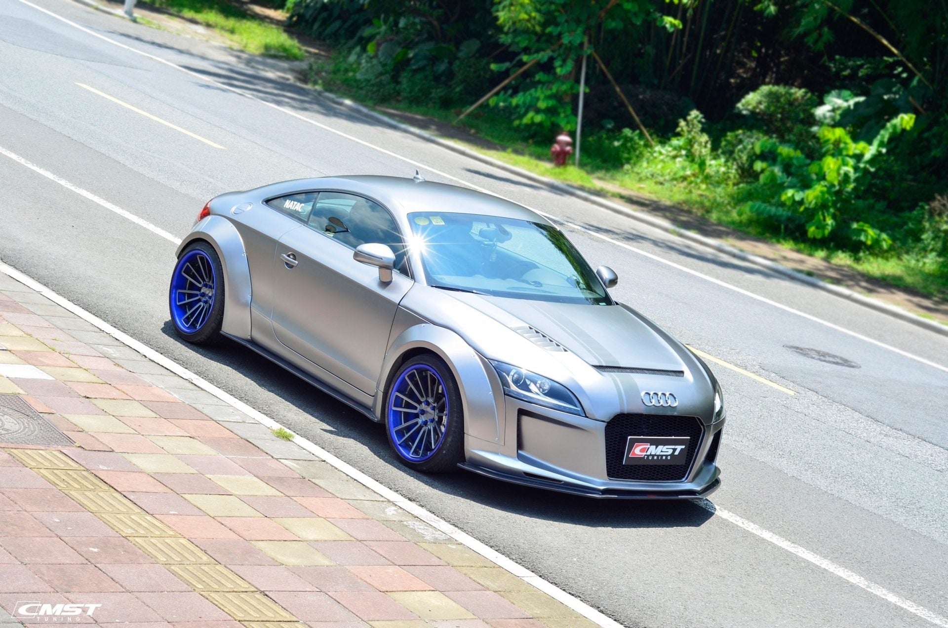 CMST Tuning Carbon Fiber Front Bumper & Front Lip For Audi TT TTS MK2 8J 2011-2015 Aftermarket Carbon Fiber Part / Bodykit - Robot Bodykits