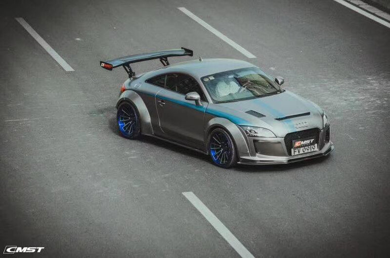 CMST Tuning Carbon Fiber Front Bumper & Front Lip For Audi TT TTS MK2 8J 2011-2015 Aftermarket Carbon Fiber Part / Bodykit - Robot Bodykits