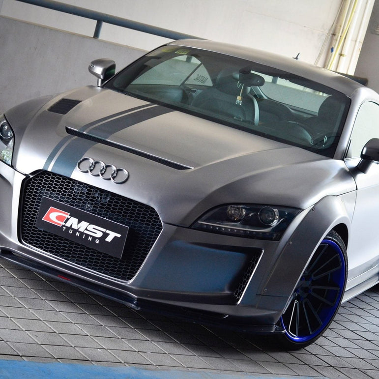 CMST Tuning Carbon Fiber Front Bumper & Front Lip For Audi TT TTS MK2 8J 2011-2015 Aftermarket Carbon Fiber Part / Bodykit - Robot Bodykits