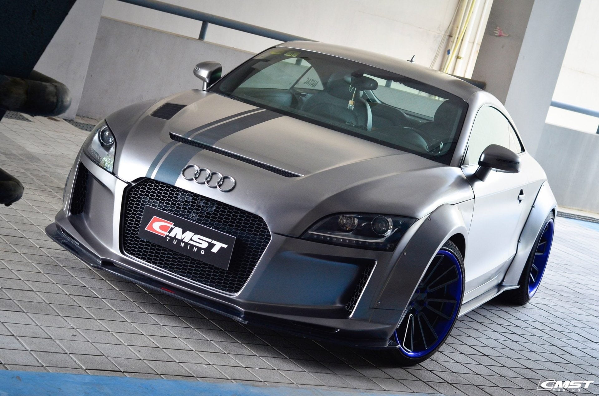CMST Tuning Carbon Fiber Front Bumper & Front Lip For Audi TT TTS MK2 8J 2011-2015 Aftermarket Carbon Fiber Part / Bodykit - Robot Bodykits