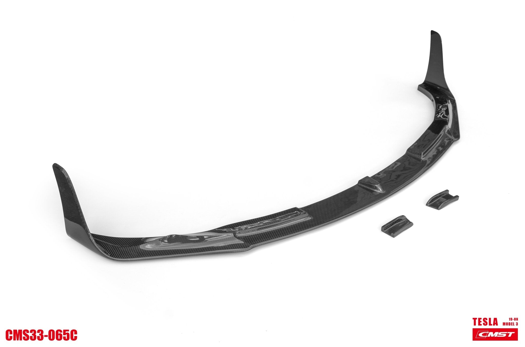 CMST Tuning Carbon Fiber Front Bumper & Front Lip for Tesla Model 3 Ver.2 Aftermarket Carbon Fiber Part / Bodykit - Robot Bodykits