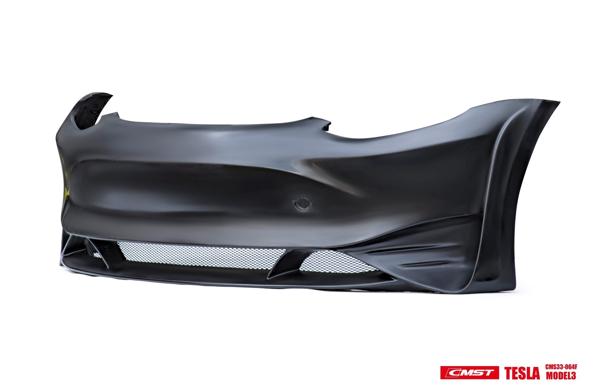 CMST Tuning Carbon Fiber Front Bumper & Front Lip for Tesla Model 3 Ver.2 Aftermarket Carbon Fiber Part / Bodykit - Robot Bodykits