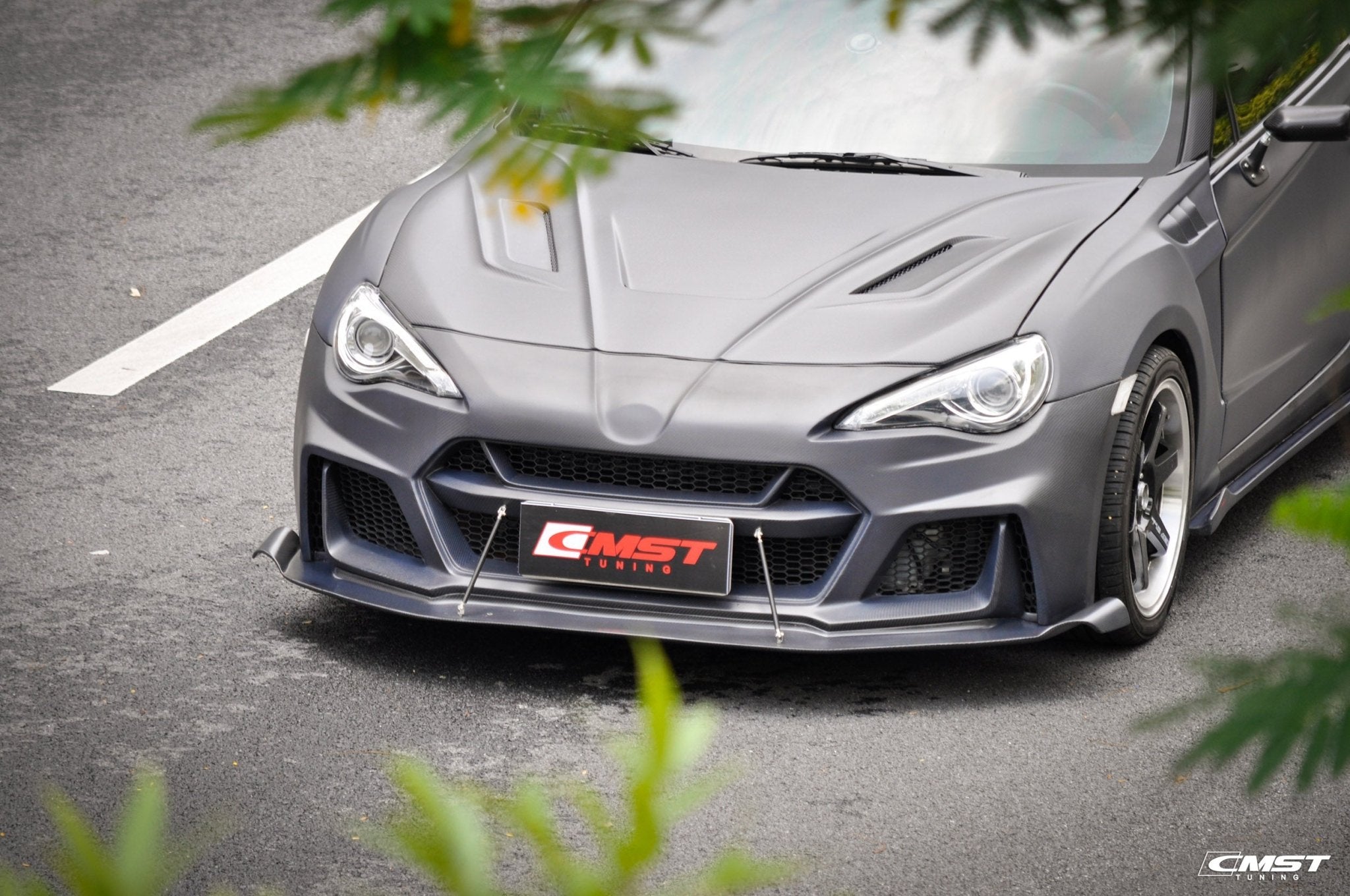 CMST Tuning Carbon Fiber & FRP Front Bumper & Front Lip Toyota 86 GT86 Scion FRS BRZ 2013-2020 Aftermarket Carbon Fiber Part / Bodykit - Robot Bodykits