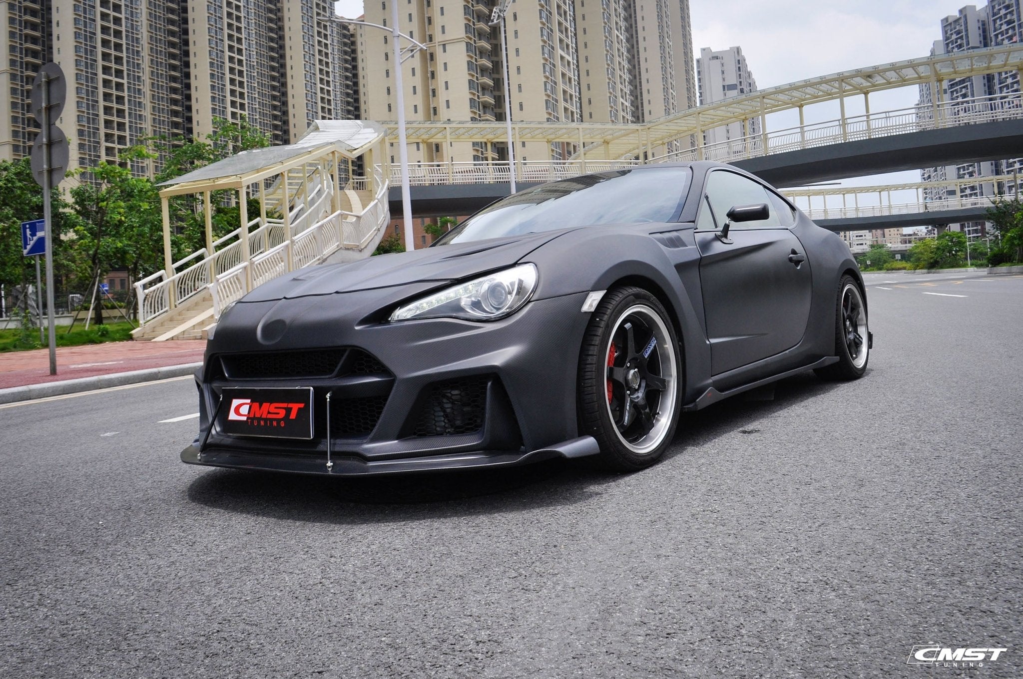 CMST Tuning Carbon Fiber & FRP Front Bumper & Front Lip Toyota 86 GT86 Scion FRS BRZ 2013-2020 Aftermarket Carbon Fiber Part / Bodykit - Robot Bodykits