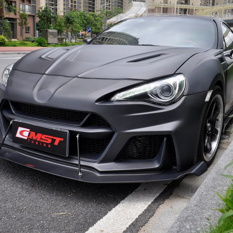 CMST Tuning Carbon Fiber & FRP Front Bumper & Front Lip Toyota 86 GT86 Scion FRS BRZ 2013-2020 Aftermarket Carbon Fiber Part / Bodykit - Robot Bodykits