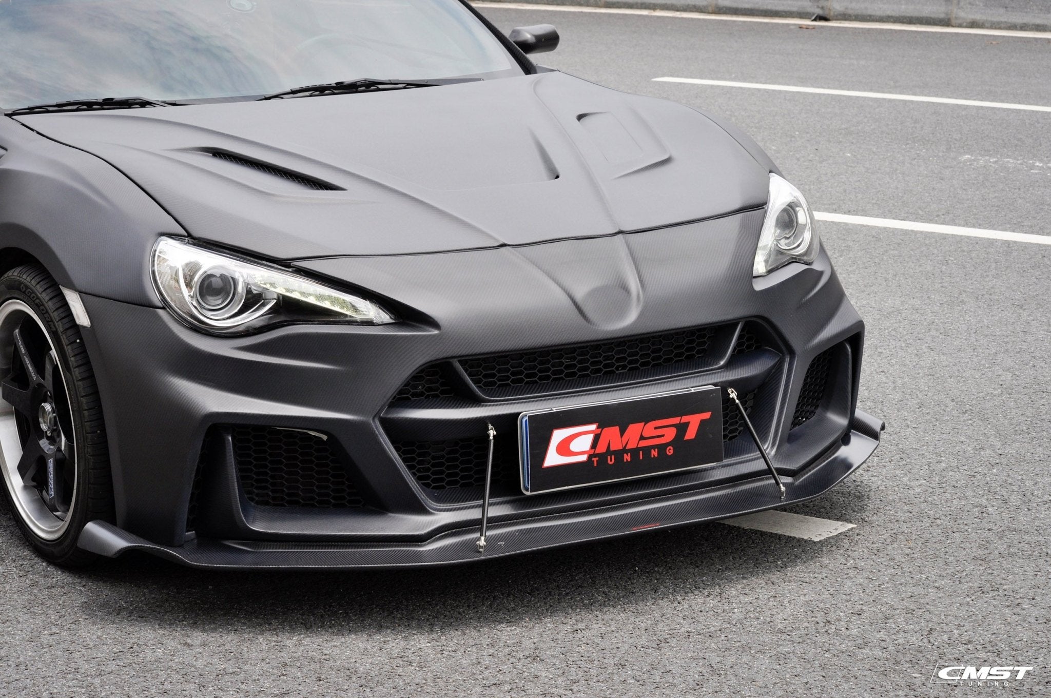 CMST Tuning Carbon Fiber & FRP Front Bumper & Front Lip Toyota 86 GT86 Scion FRS BRZ 2013-2020 Aftermarket Carbon Fiber Part / Bodykit - Robot Bodykits