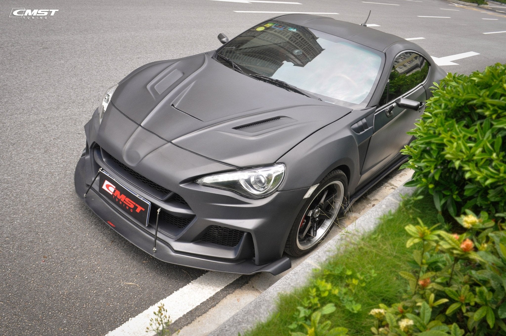 CMST Tuning Carbon Fiber & FRP Front Bumper & Front Lip Toyota 86 GT86 Scion FRS BRZ 2013-2020 Aftermarket Carbon Fiber Part / Bodykit - Robot Bodykits
