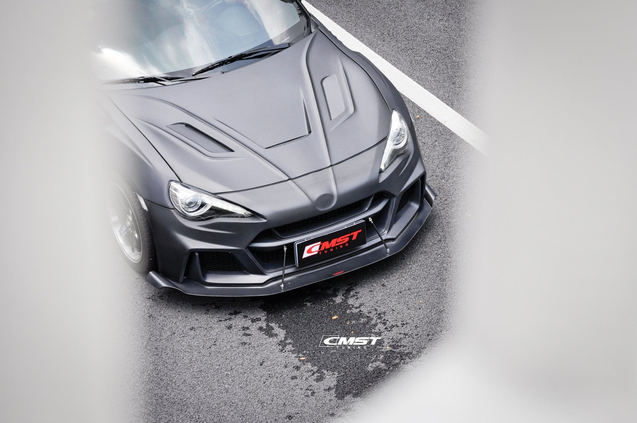 CMST Tuning Carbon Fiber & FRP Front Bumper & Front Lip Toyota 86 GT86 Scion FRS BRZ 2013-2020 Aftermarket Carbon Fiber Part / Bodykit - Robot Bodykits