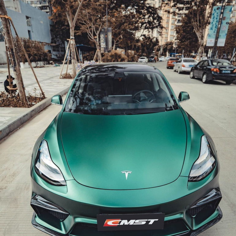 CMST Tuning Carbon Fiber Full Body Kit Style D for Tesla Model 3 Aftermarket Carbon Fiber Part / Bodykit - Robot Bodykits
