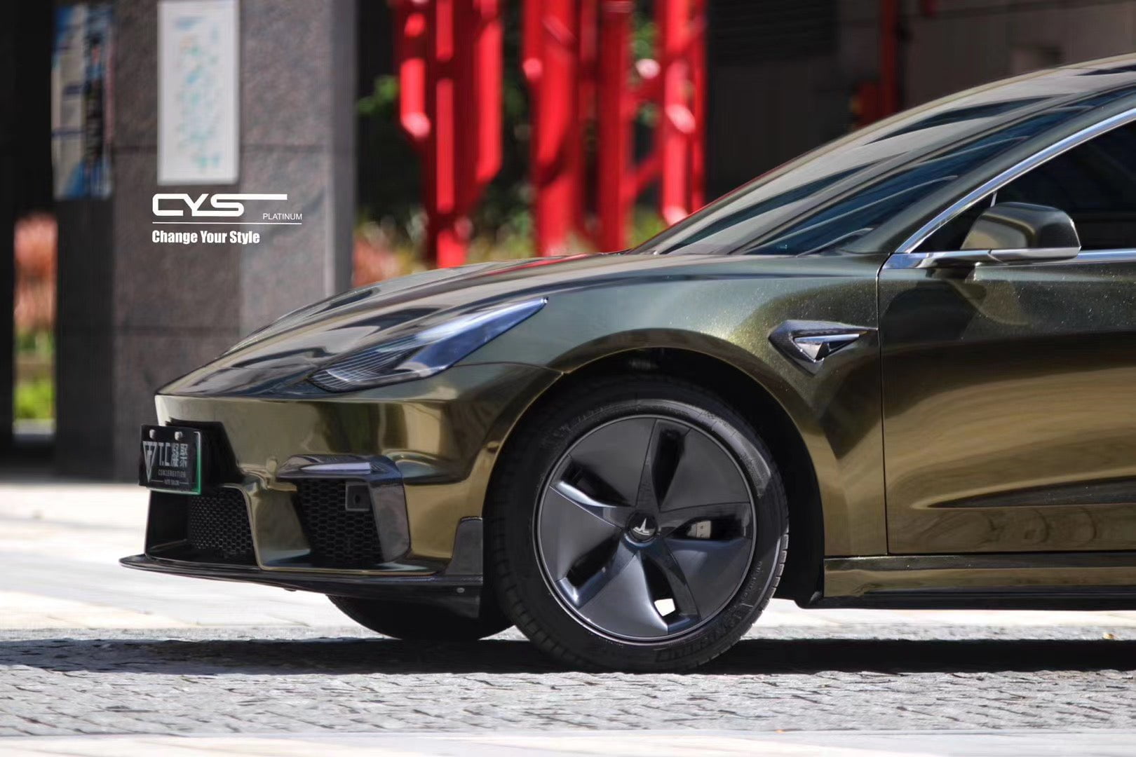 CMST Tuning Carbon Fiber Full Body Kit Style D for Tesla Model 3 Aftermarket Carbon Fiber Part / Bodykit - Robot Bodykits