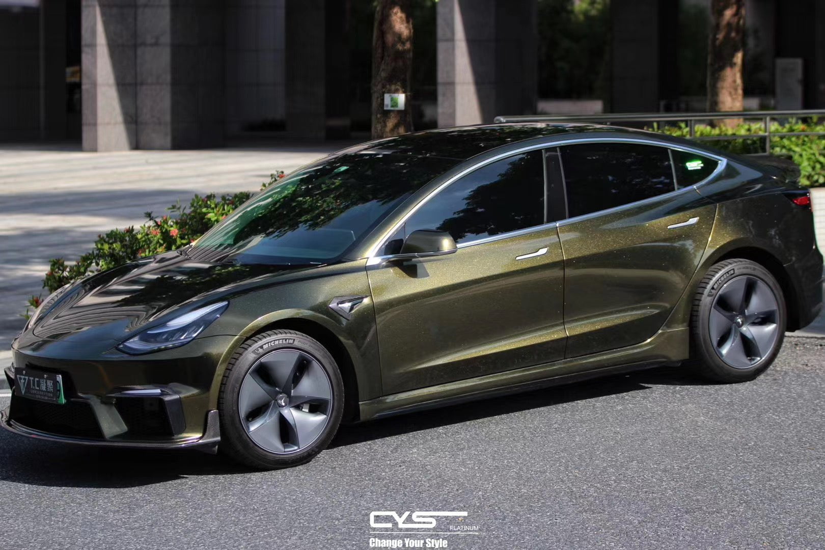CMST Tuning Carbon Fiber Full Body Kit Style D for Tesla Model 3 Aftermarket Carbon Fiber Part / Bodykit - Robot Bodykits