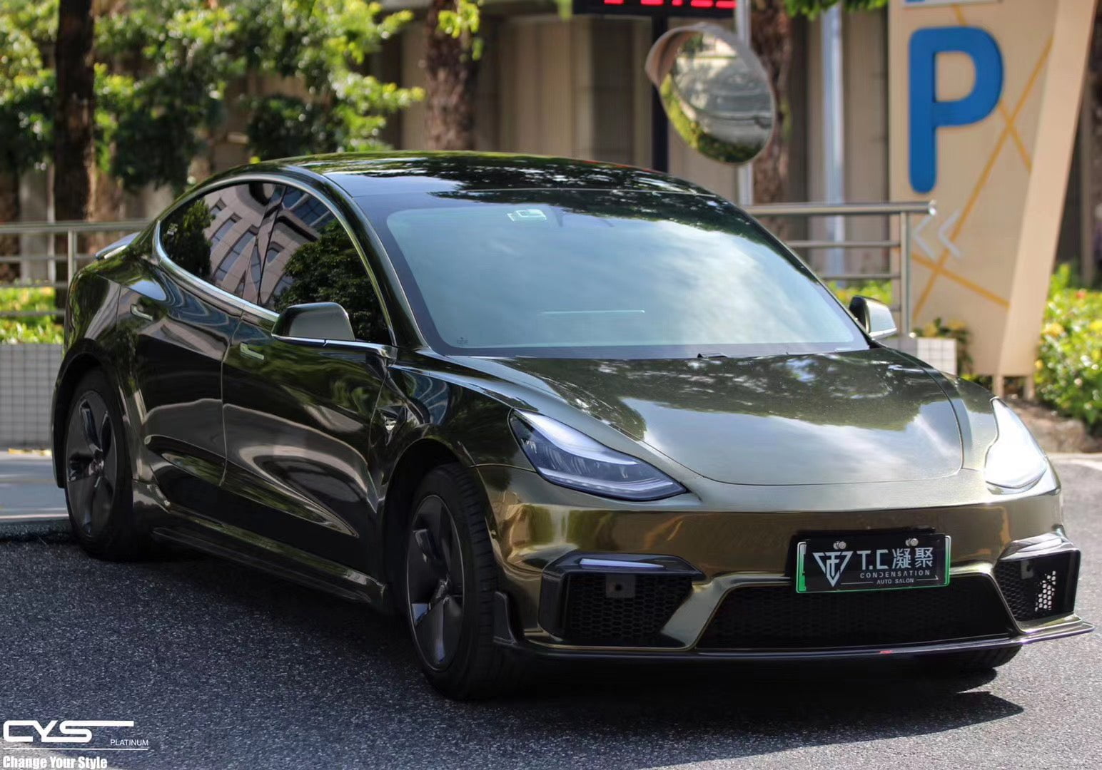 CMST Tuning Carbon Fiber Full Body Kit Style D for Tesla Model 3 Aftermarket Carbon Fiber Part / Bodykit - Robot Bodykits