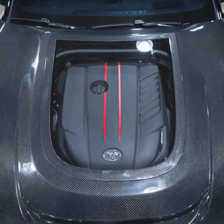 CMST Tuning Carbon Fiber Glass Transparent Hood Bonnet for Toyota GR Supra A90 A91 Aftermarket Carbon Fiber Part / Bodykit - Robot Bodykits