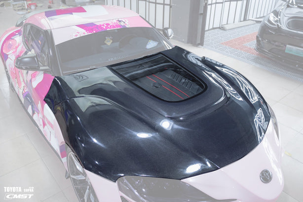 CMST Tuning Carbon Fiber Glass Transparent Hood Bonnet for Toyota GR Supra A90 A91 Aftermarket Carbon Fiber Part / Bodykit - Robot Bodykits