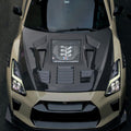 CMST Tuning Carbon Fiber Glass Transparent Hood Ver.2 For Nissan GTR GT-R R35 2017-2022 Aftermarket Carbon Fiber Part / Bodykit - Robot Bodykits