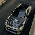 CMST Tuning Carbon Fiber Glass Transparent Hood Ver.2 For Nissan GTR GT-R R35 2017-2022 Aftermarket Carbon Fiber Part / Bodykit - Robot Bodykits