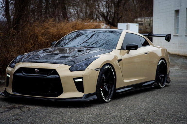 CMST Tuning Carbon Fiber Glass Transparent Hood Ver.2 For Nissan GTR GT-R R35 2017-2022 Aftermarket Carbon Fiber Part / Bodykit - Robot Bodykits