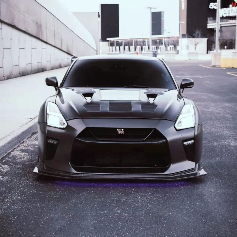 CMST Tuning Carbon Fiber Glass Transparent Hood Ver.2 For Nissan GTR GT-R R35 2017-2022 Aftermarket Carbon Fiber Part / Bodykit - Robot Bodykits