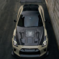 CMST Tuning Carbon Fiber Glass Transparent Hood Ver.2 For Nissan GTR GT-R R35 2017-2022 Aftermarket Carbon Fiber Part / Bodykit - Robot Bodykits