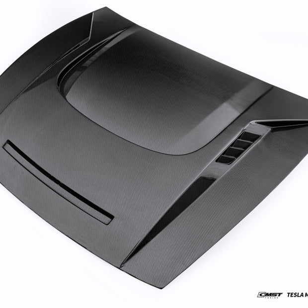 CMST Tuning Carbon Fiber Hood Bonnet for Tesla Model Y Juniper Ver.1 Aftermarket Carbon Fiber Part / Bodykit - Robot Bodykits