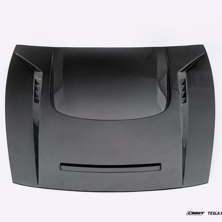 CMST Tuning Carbon Fiber Hood Bonnet for Tesla Model Y Juniper Ver.1 Aftermarket Carbon Fiber Part / Bodykit - Robot Bodykits