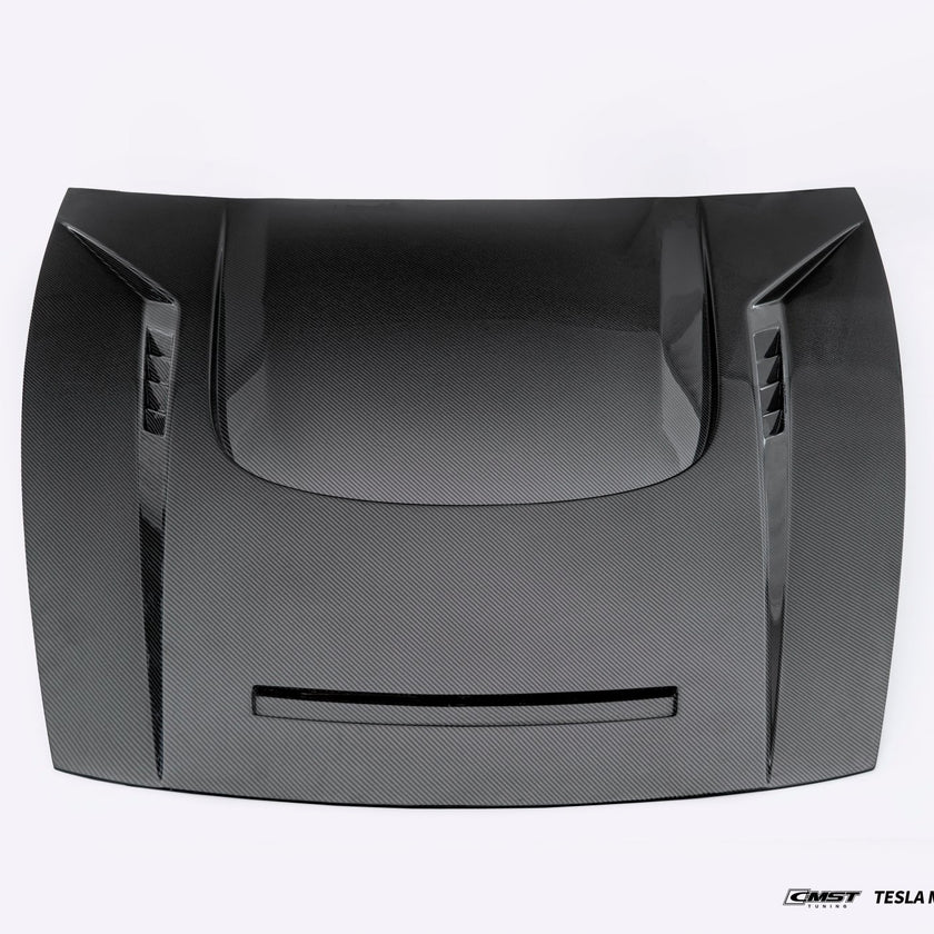 CMST Tuning Carbon Fiber Hood Bonnet for Tesla Model Y Juniper Ver.1 Aftermarket Carbon Fiber Part / Bodykit - Robot Bodykits