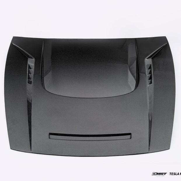 CMST Tuning Carbon Fiber Hood Bonnet for Tesla Model Y Juniper Ver.1 Aftermarket Carbon Fiber Part / Bodykit - Robot Bodykits